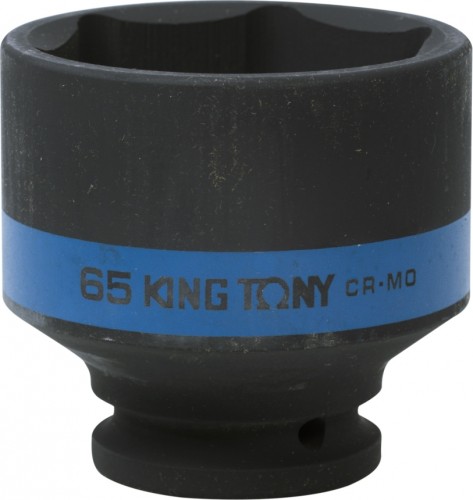 Ударная головка шестигранная с посадкой 3/4" KING TONY 653565M 65 мм