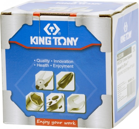 Ударная головка шестигранная с посадкой 1" KING TONY 853558М 58 мм 853558M - изображение 3