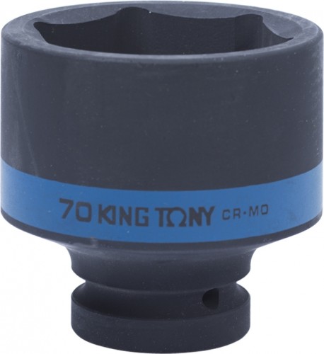 Ударная головка шестигранная с посадкой 1" KING TONY 853570М 70 мм 853570M