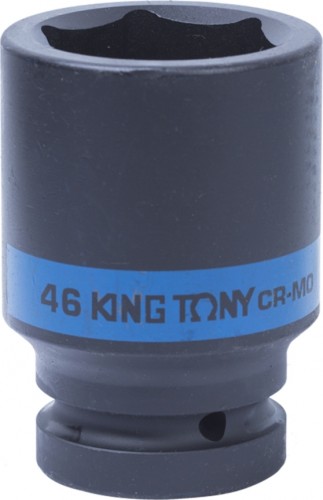 Ударная головка шестигранная с посадкой 1" KING TONY 843546М 46 мм глубокая 843546M