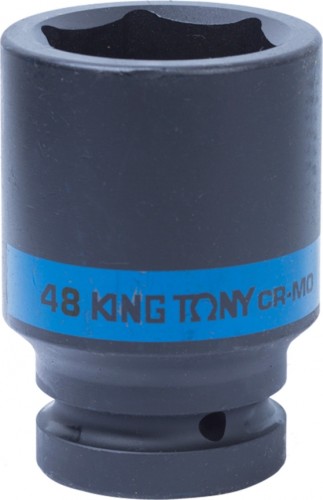 Ударная головка шестигранная с посадкой 1" KING TONY 843548М 48 мм глубокая 843548M