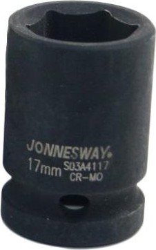 Ударная головка шестигранная с посадкой 3/4" JONNESWAY S03A6117 17 мм 047941