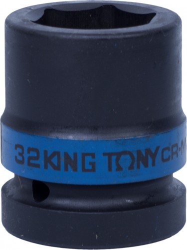 Ударная головка шестигранная с посадкой 1" KING TONY 853532М 32 мм 853532M