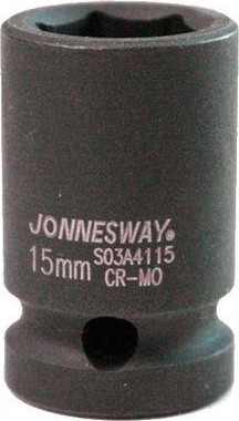 Ударная головка шестигранная с посадкой 1/2" JONNESWAY S03A4115 15 мм 047828