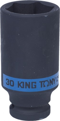 Ударная головка шестигранная с посадкой 1/2" KING TONY 443530М 30 мм глубокая 443530M