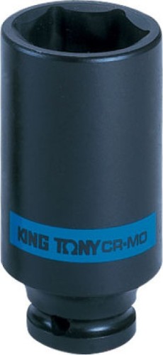 Ударная головка шестигранная с посадкой 1/2" KING TONY 443541M 41 мм глубокая