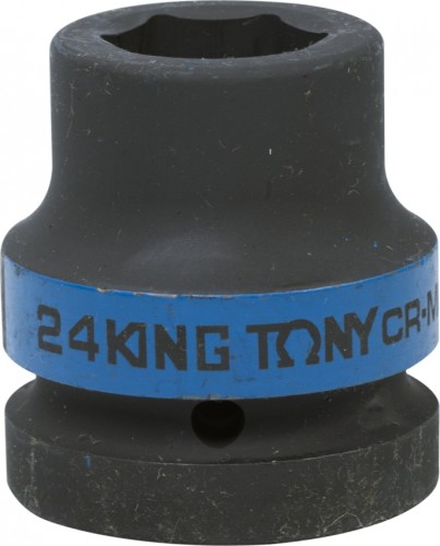 Ударная головка шестигранная с посадкой 1" KING TONY 853524М 24 мм 853524M