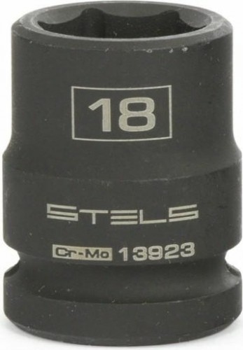 Ударная головка шестигранная с посадкой 1/2" STELS 13923 18 мм
