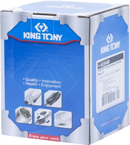 Ударная головка шестигранная с посадкой 3/4" KING TONY 643544М 44 мм глубокая 643544M - изображение 3
