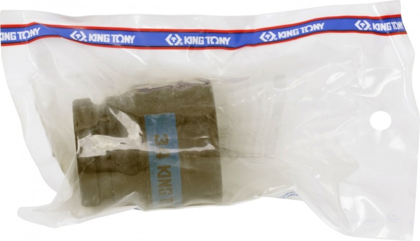 Ударная головка шестигранная с посадкой 3/4" KING TONY 653534M 34 мм - изображение 3