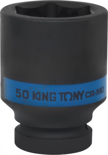 Ударная головка шестигранная с посадкой 1" KING TONY 843550М 50 мм глубокая 843550M