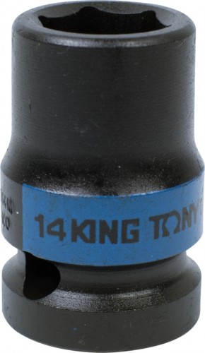 Ударная головка шестигранная с посадкой 1/2" KING TONY 453514М 14 мм 453514M