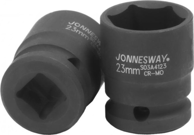 Ударная головка шестигранная с посадкой 1/2" JONNESWAY S03A4123 23 мм 047833