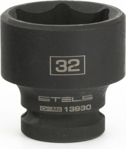 Ударная головка шестигранная с посадкой 1/2" STELS 13930 32 мм