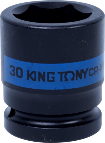 Ударная головка шестигранная с посадкой 3/4" KING TONY 653530M 30 мм