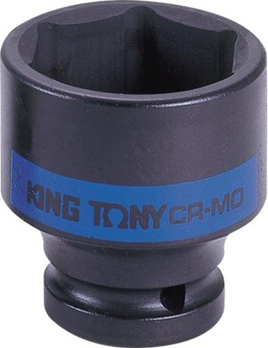 Ударная головка шестигранная с посадкой 1" KING TONY 853527М 27 мм 853527M