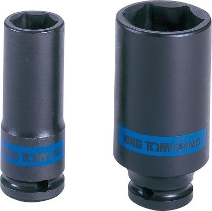 Ударная головка шестигранная с посадкой 1/2" KING TONY 443509М 9 мм глубокая 443509M