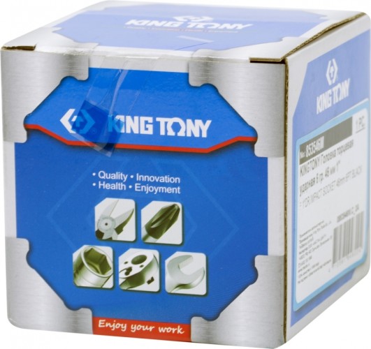 Ударная головка шестигранная с посадкой 1" KING TONY 853546М 46 мм 853546M - изображение 3