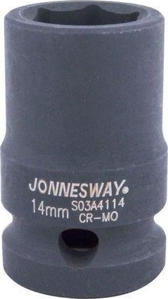 Ударная головка шестигранная с посадкой 1/2" JONNESWAY S03A4114 14 мм 047827