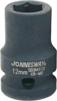Ударная головка шестигранная с посадкой 1/2" JONNESWAY S03A4112 12 мм 047184
