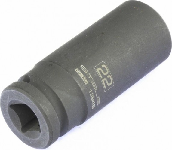 Ударная головка шестигранная с посадкой 1/2" STELS 13948 22 мм глубокая - изображение 3