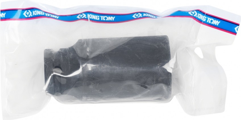 Ударная головка шестигранная с посадкой 1/2" KING TONY 443528М 28 мм глубокая 443528M - изображение 3