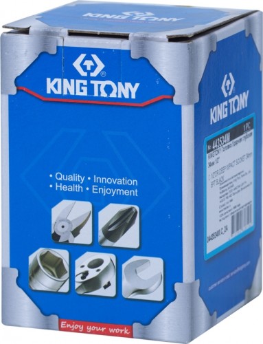 Ударная головка шестигранная с посадкой 1/2" KING TONY 443534M 34 мм глубокая - изображение 3