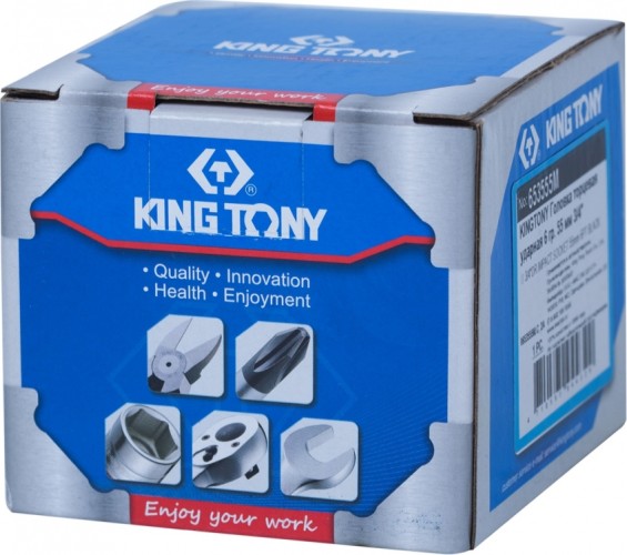 Ударная головка шестигранная с посадкой 3/4" KING TONY 653555M 55 мм - изображение 3