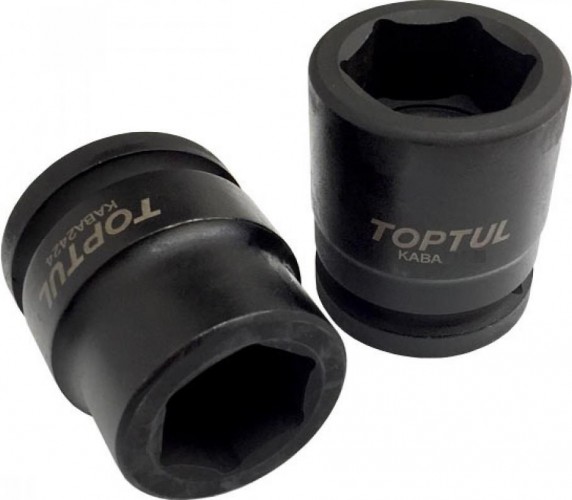 Ударная головка шестигранная с посадкой 3/4" TOPTUL KABA2423 23 мм