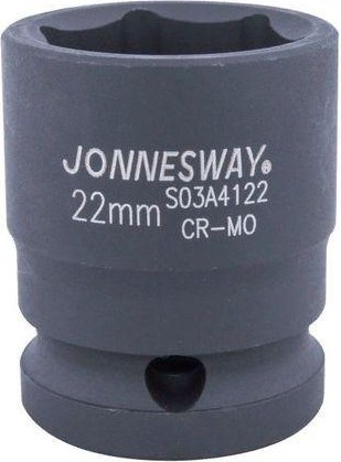 Ударная головка шестигранная с посадкой 1/2" JONNESWAY S03A4122 22 мм 047832