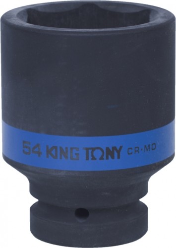 Ударная головка шестигранная с посадкой 1" KING TONY 843554М 54 мм глубокая 843554M