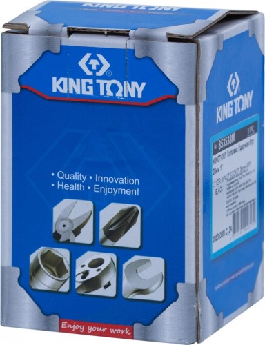 Ударная головка шестигранная с посадкой 1" KING TONY 853538М 38 мм 853538M - изображение 3