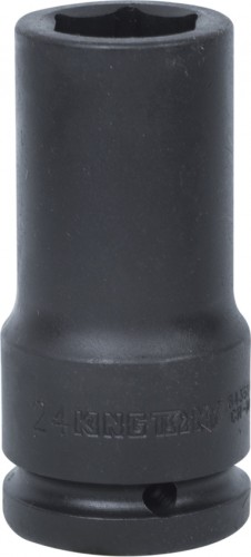 Ударная головка шестигранная с посадкой 3/4" KING TONY 643524М 24 мм глубокая 643524M
