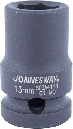 Ударная головка шестигранная с посадкой 1/2" JONNESWAY S03A4113 13 мм 047185