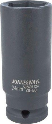 Ударная головка шестигранная с посадкой 1/2" JONNESWAY S03AD4124 24 мм 047853
