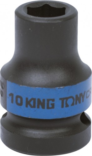 Ударная головка шестигранная с посадкой 1/2" KING TONY 453510М 10 мм 453510M