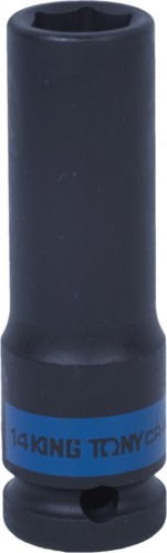 Ударная головка шестигранная с посадкой 1/2" KING TONY 443514М 14 мм глубокая 443514M