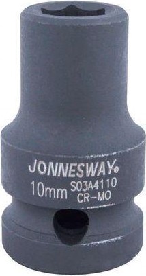 Ударная головка шестигранная с посадкой 1/2" JONNESWAY S03A4110 10 мм 047182