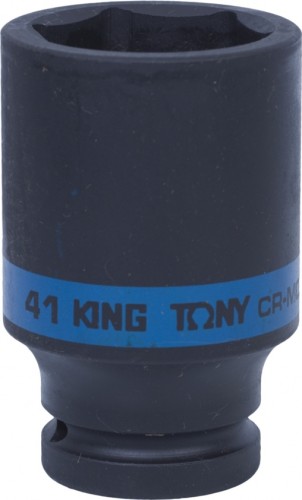 Ударная головка шестигранная с посадкой 3/4" KING TONY 643541М 41 мм глубокая 643541M