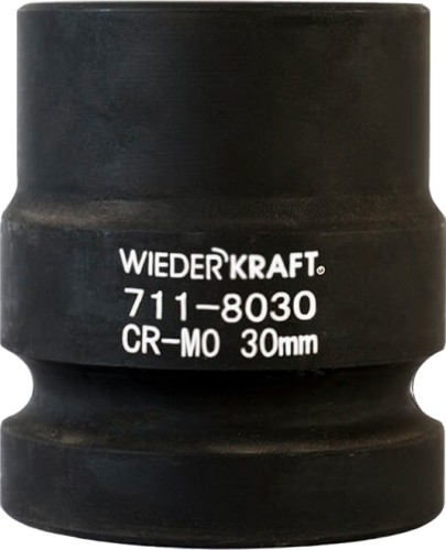 Ударные головки 6-ти гранные с посадкой 1" WiederKraft WDK-711-8030 30 мм в0000119988