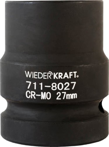 Ударные головки 6-ти гранные с посадкой 1" WiederKraft WDK-711-8027 27 мм в0000119987