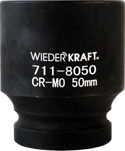 Ударные головки 6-ти гранные с посадкой 1" WiederKraft WDK-711-8050 50 мм в0000119997