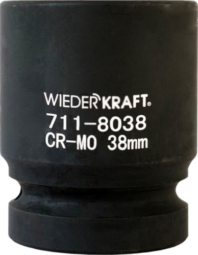 Ударные головки 6-ти гранные с посадкой 1" WiederKraft WDK-711-8038 38 мм в0000119993