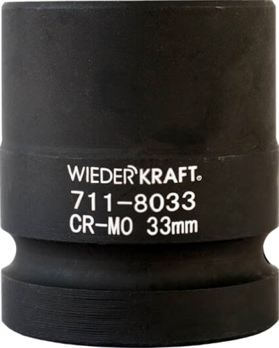 Ударные головки 6-ти гранные с посадкой 1" WiederKraft WDK-711-8033 33 мм в0000119990
