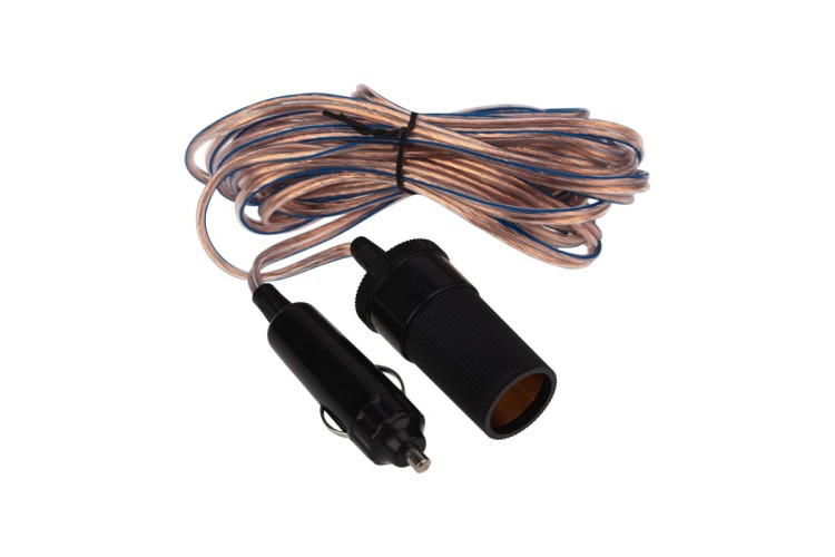 Удлинитель автоприкуривателя REXANT 16-0220 штекер – гнездо 5м