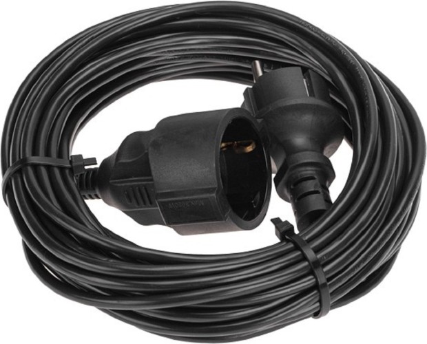 Удлинитель без катушки Proconnect 13-4909 ПВС 3х0,75мм², 10м, с/з, черный - изображение 4