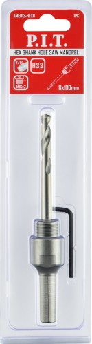 Удлинитель для алмазной коронки P.I.T. AMED13-HEXH HEX 8x100 мм - изображение 2