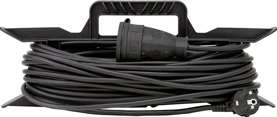 Удлинитель GLANZEN ER-30-003 силовой на рамке штепс. гнездо пвс 3х1,5 30 м