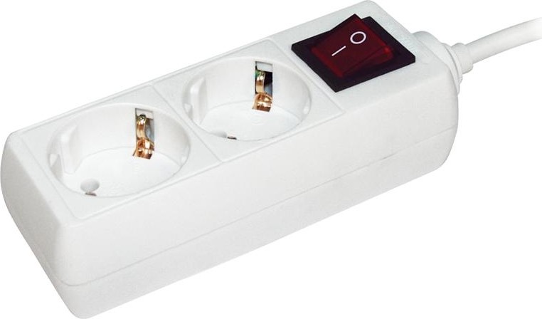 Удлинитель IEK 2х3м с заземл. 3х1 с выкл. WYP10-16-02-03-ZK-N