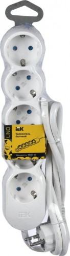 Удлинитель IEK Uno 5х1.5м с заземл. 3х1.5 WYP53-16-05-D15-Z - изображение 2